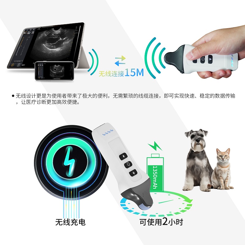 无线智能兽用b超仪
